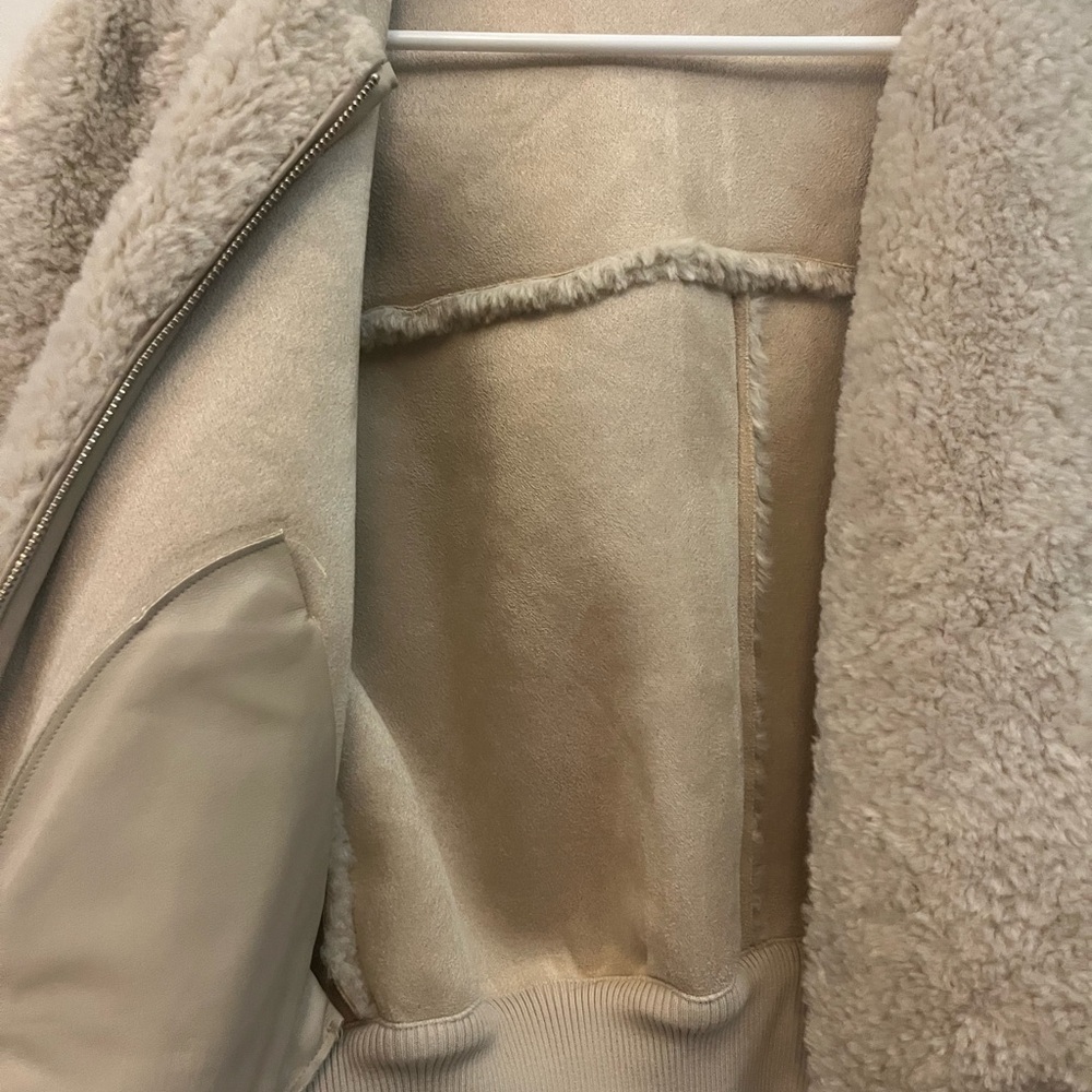 Astr Beige Fleece Jacket - Picture 4 of 4